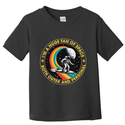 Vintage IM A Huge Fan Of Space Both Outer And Personal Toddler T-Shirt