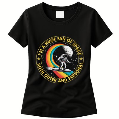 Vintage IM A Huge Fan Of Space Both Outer And Personal Womens T-Shirt