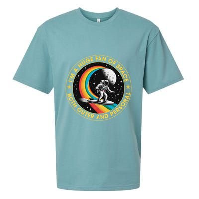 Vintage IM A Huge Fan Of Space Both Outer And Personal Sueded Cloud Jersey T-Shirt