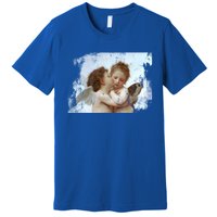 Vintage Ing Angels Distressed Grunge Look Meaningful Gift Premium T-Shirt