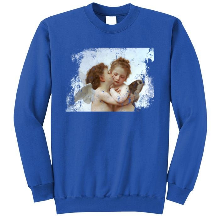 Vintage Ing Angels Distressed Grunge Look Meaningful Gift Tall Sweatshirt