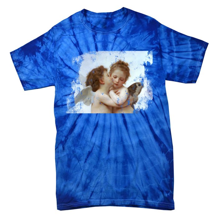 Vintage Ing Angels Distressed Grunge Look Meaningful Gift Tie-Dye T-Shirt