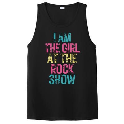 Vintage I Am The Girl At Show Rock Music Lover PosiCharge Competitor Tank