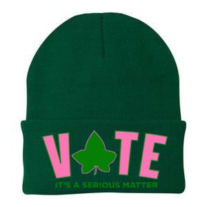 Vote Its A Serious Matter Knit Cap Winter Beanie