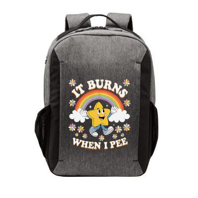 Vintage It Burns When I Pee Funny Saying Sarcastic Vector Backpack