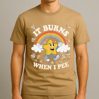Vintage It Burns When I Pee Funny Saying Sarcastic T-Shirt