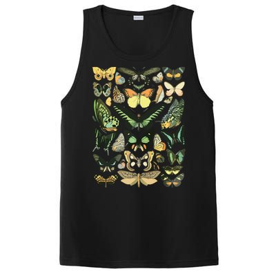 Vintage Inspired Butterfly Chart PosiCharge Competitor Tank