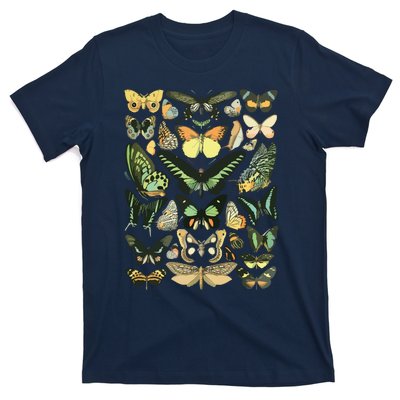 Vintage Inspired Butterfly Chart T-Shirt