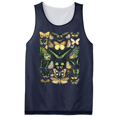 Vintage Inspired Butterfly Chart Mesh Reversible Basketball Jersey Tank