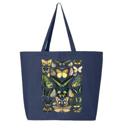 Vintage Inspired Butterfly Chart 25L Jumbo Tote