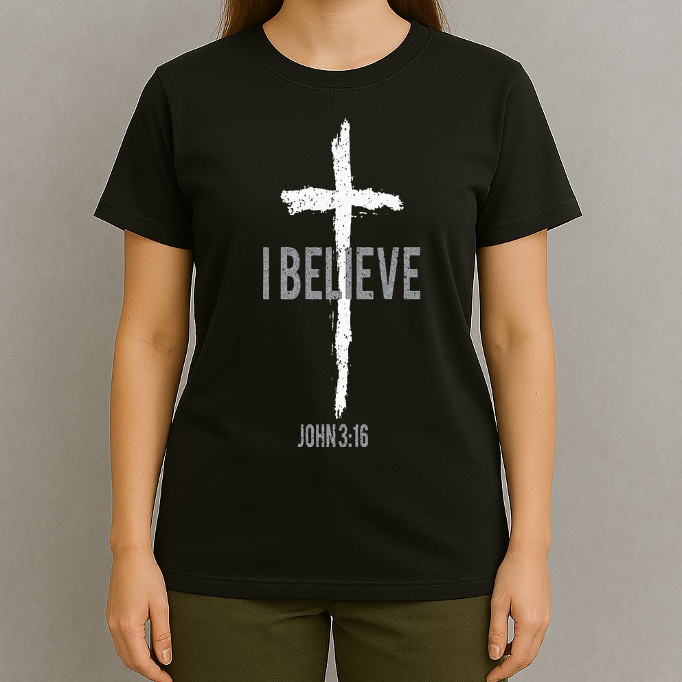 Vintage I Believe John 3_16 Christian T-Shirt