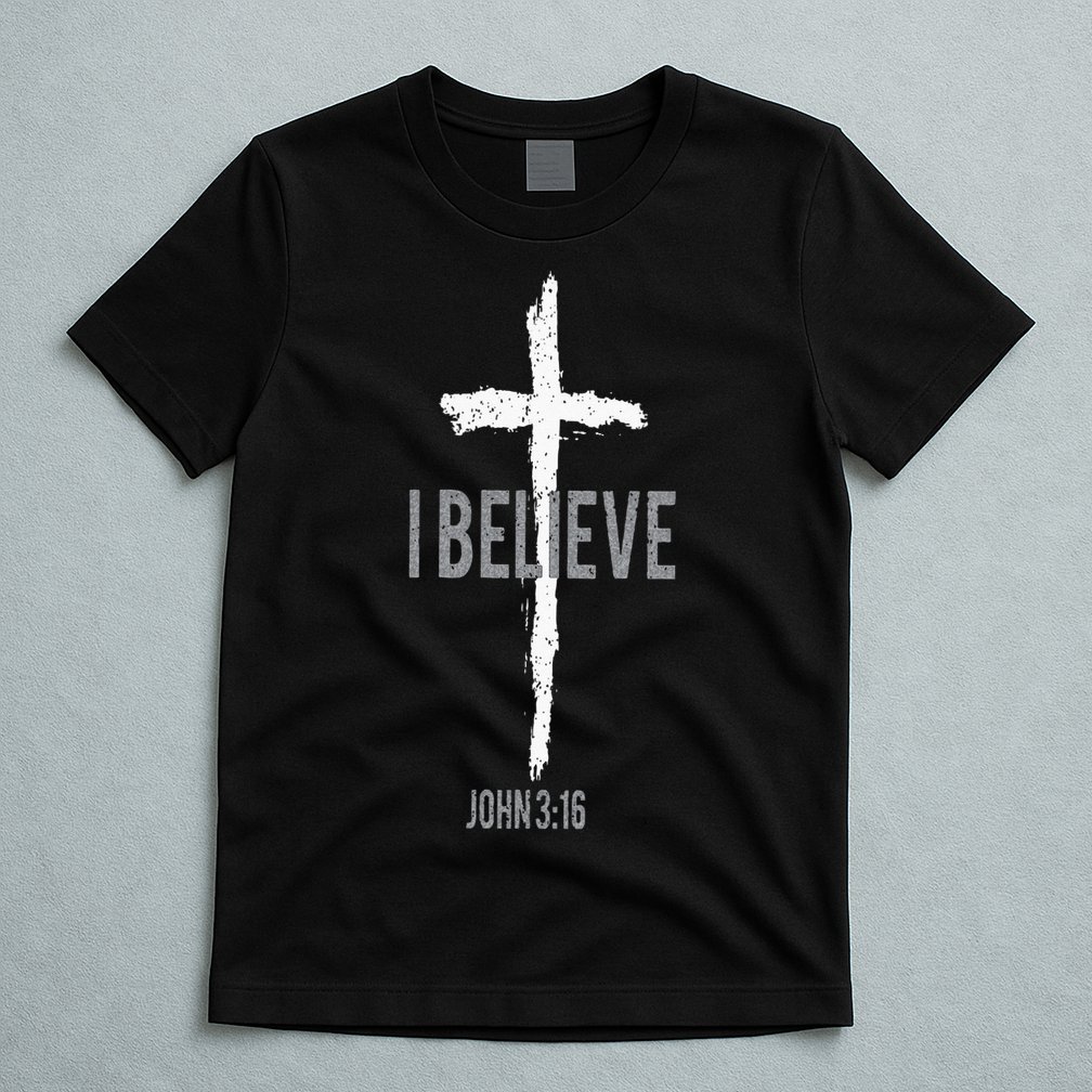 Vintage I Believe John 3_16 Christian T-Shirt