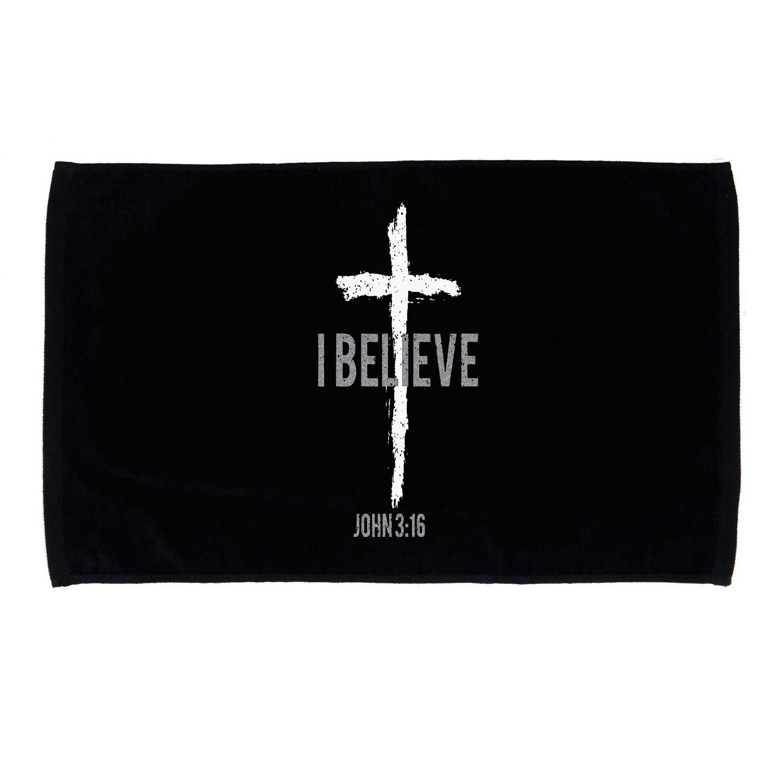 Vintage I Believe John 3_16 Christian Microfiber Hand Towel