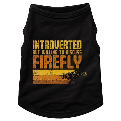 Vintage Introverted Browncoat Firefly Space Sci Fi Doggie Tank