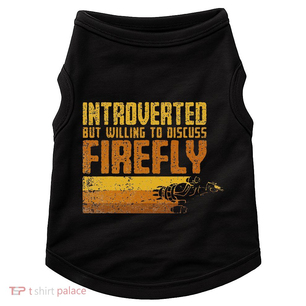 Vintage Introverted Browncoat Firefly Space Sci Fi Doggie Tank