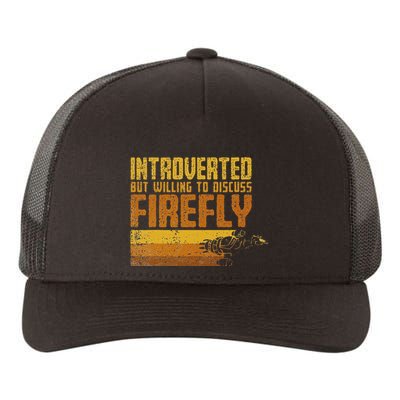 Vintage Introverted Browncoat Firefly Space Sci Fi Yupoong Adult 5-Panel Trucker Hat