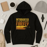 Vintage Introverted Browncoat Firefly Space Sci Fi Hoodie