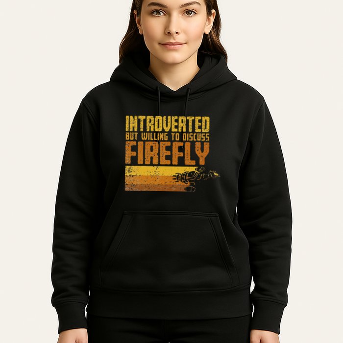 Vintage Introverted Browncoat Firefly Space Sci Fi Hoodie