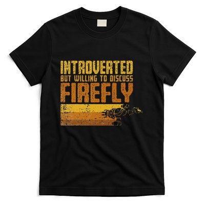 Vintage Introverted Browncoat Firefly Space Sci Fi T-Shirt