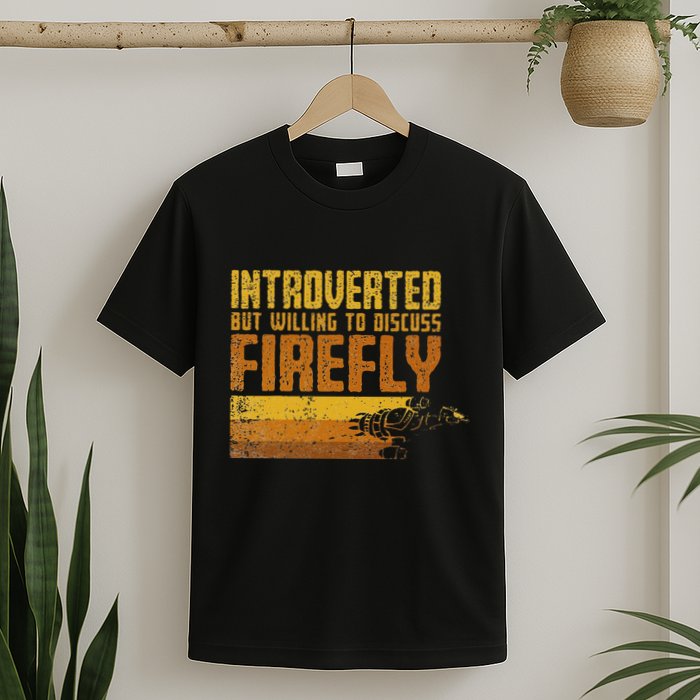 Vintage Introverted Browncoat Firefly Space Sci Fi T-Shirt