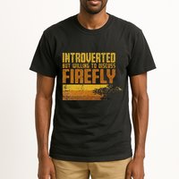 Vintage Introverted Browncoat Firefly Space Sci Fi Tall T-Shirt