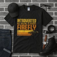 Vintage Introverted Browncoat Firefly Space Sci Fi Tall T-Shirt