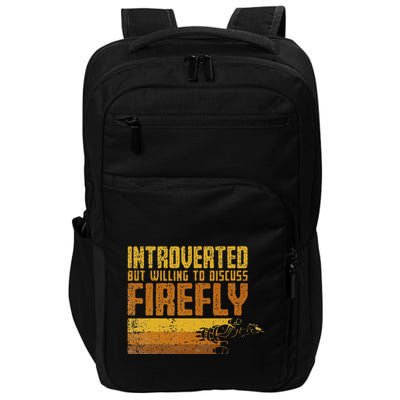 Vintage Introverted Browncoat Firefly Space Sci Fi Impact Tech Backpack