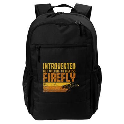 Vintage Introverted Browncoat Firefly Space Sci Fi Backpack