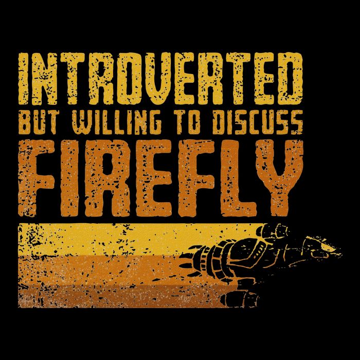 Vintage Introverted Browncoat Firefly Space Sci Fi Backpack