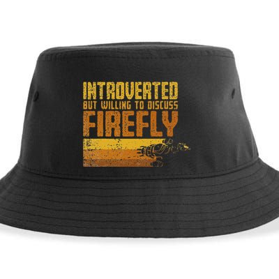 Vintage Introverted Browncoat Firefly Space Sci Fi Sustainable Bucket Hat