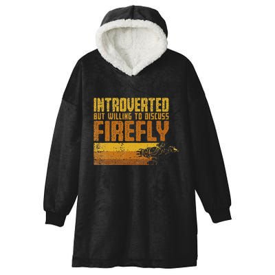 Vintage Introverted Browncoat Firefly Space Sci Fi Hooded Wearable Blanket