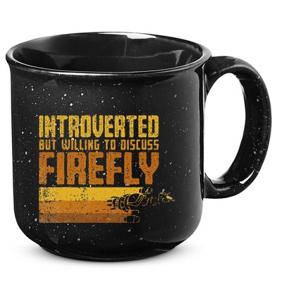 Vintage Introverted Browncoat Firefly Space Sci Fi 15oz Campfire Ceramic Mug