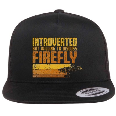 Vintage Introverted Browncoat Firefly Space Sci Fi Flatbill Hat