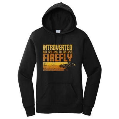 Vintage Introverted Browncoat Firefly Space Sci Fi Women's Pullover Hoodie