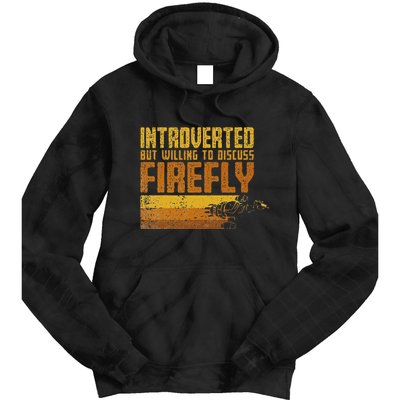 Vintage Introverted Browncoat Firefly Space Sci Fi Tie Dye Hoodie