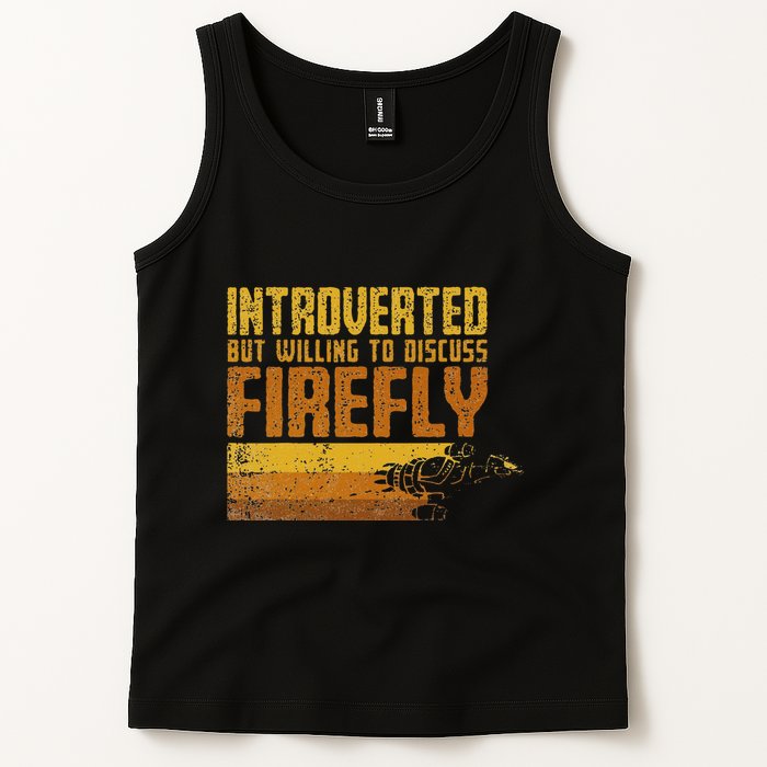 Vintage Introverted Browncoat Firefly Space Sci Fi Tank Top