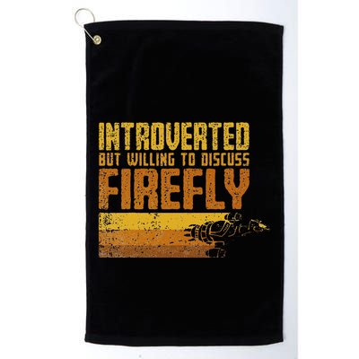 Vintage Introverted Browncoat Firefly Space Sci Fi Golf Towel