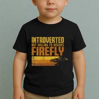 Vintage Introverted Browncoat Firefly Space Sci Fi Toddler T-Shirt