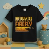 Vintage Introverted Browncoat Firefly Space Sci Fi Toddler T-Shirt