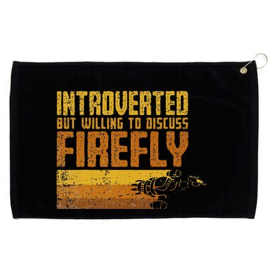 Vintage Introverted Browncoat Firefly Space Sci Fi Grommeted Golf Towel