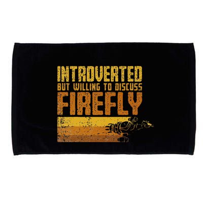 Vintage Introverted Browncoat Firefly Space Sci Fi Microfiber Hand Towel
