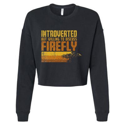 Vintage Introverted Browncoat Firefly Space Sci Fi Cropped Pullover Crew