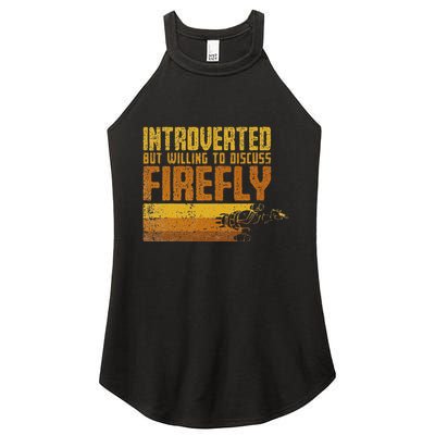 Vintage Introverted Browncoat Firefly Space Sci Fi Women's Perfect Tri Rocker Tank