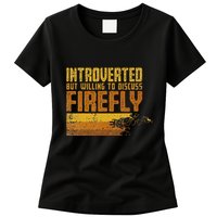 Vintage Introverted Browncoat Firefly Space Sci Fi Womens T-Shirt