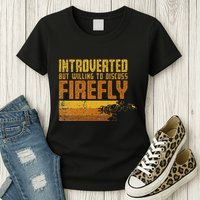 Vintage Introverted Browncoat Firefly Space Sci Fi Womens T-Shirt