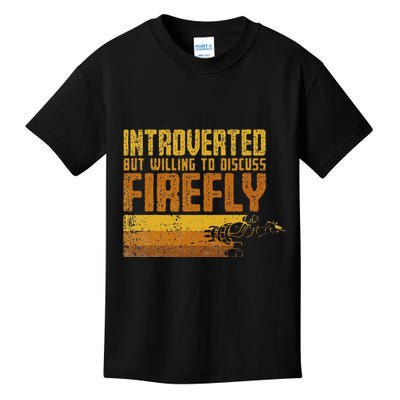 Vintage Introverted Browncoat Firefly Space Sci Fi Kids T-Shirt
