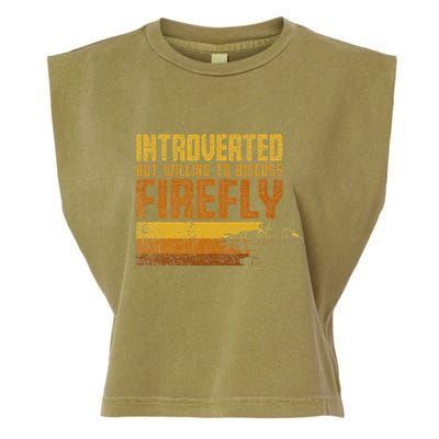 Vintage Introverted Browncoat Firefly Space Sci Fi Garment-Dyed Women's Muscle Tee