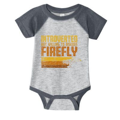 Vintage Introverted Browncoat Firefly Space Sci Fi Infant Baby Jersey Bodysuit