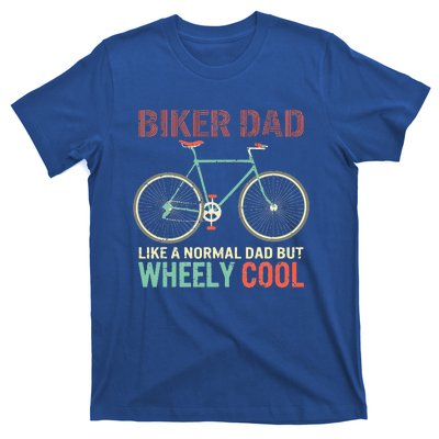 Vintage I'm Biker Dad Fathers Day Wheely Cooler T-Shirt