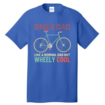 Vintage I'm Biker Dad Fathers Day Wheely Cooler Tall T-Shirt